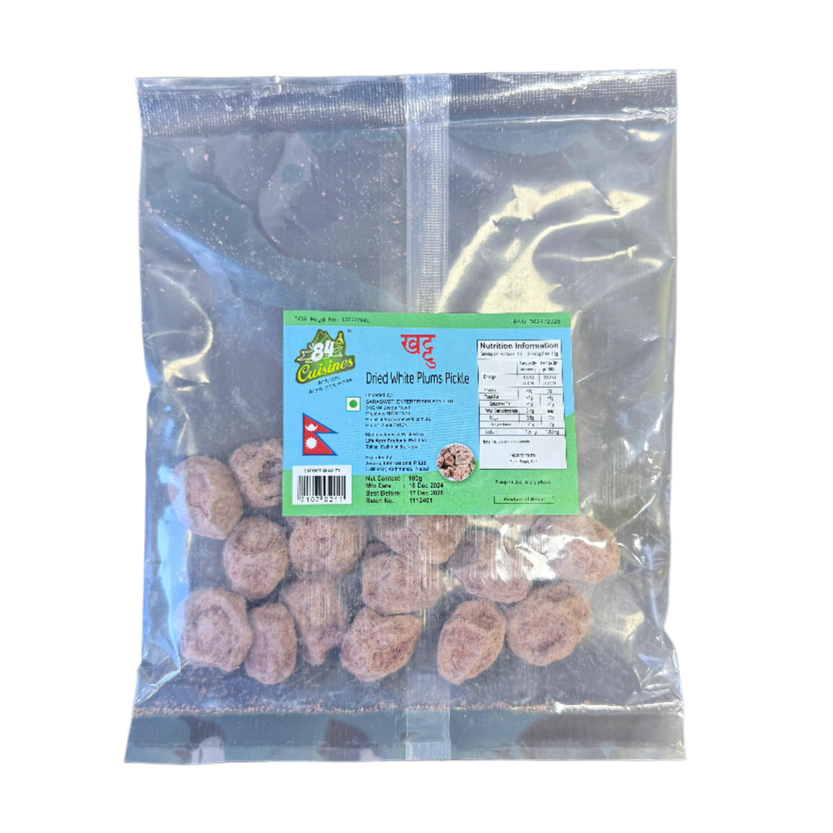 84 Cuisines Khattu Paun 100 Gm