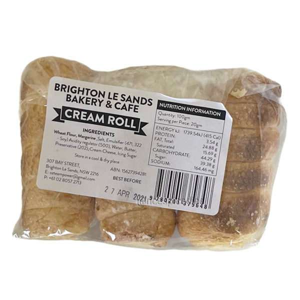 Brighton Bakery Cream Roll 3 Pack