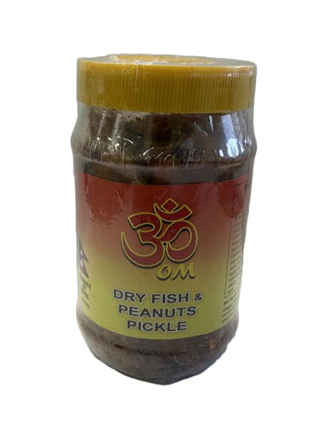 Om Dry Fish & Peanuts Pickle 150Gm