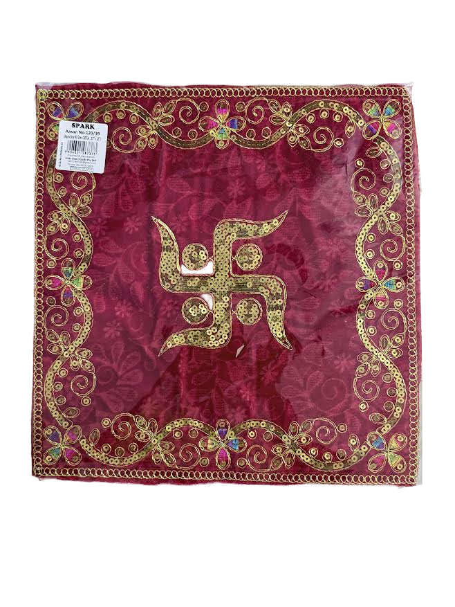 Spark Red Velvet Aasan Square 30 Cm * 30 Cm