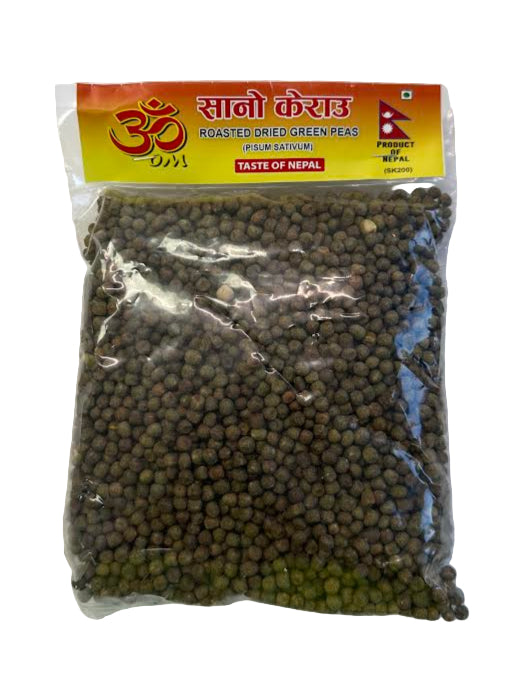Om Roasted Dried Green Peas 400Gm