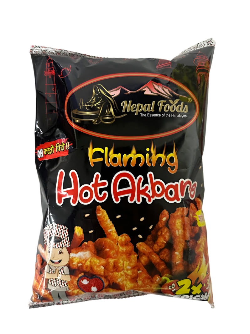 Nepal foods Flaming Hot Akbare 80Gm