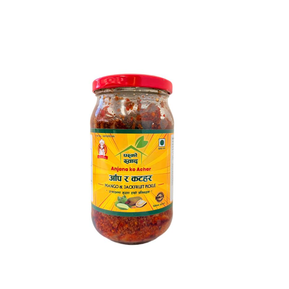 Anjana Ko Mango and Jackfruit Pickle 350Gm