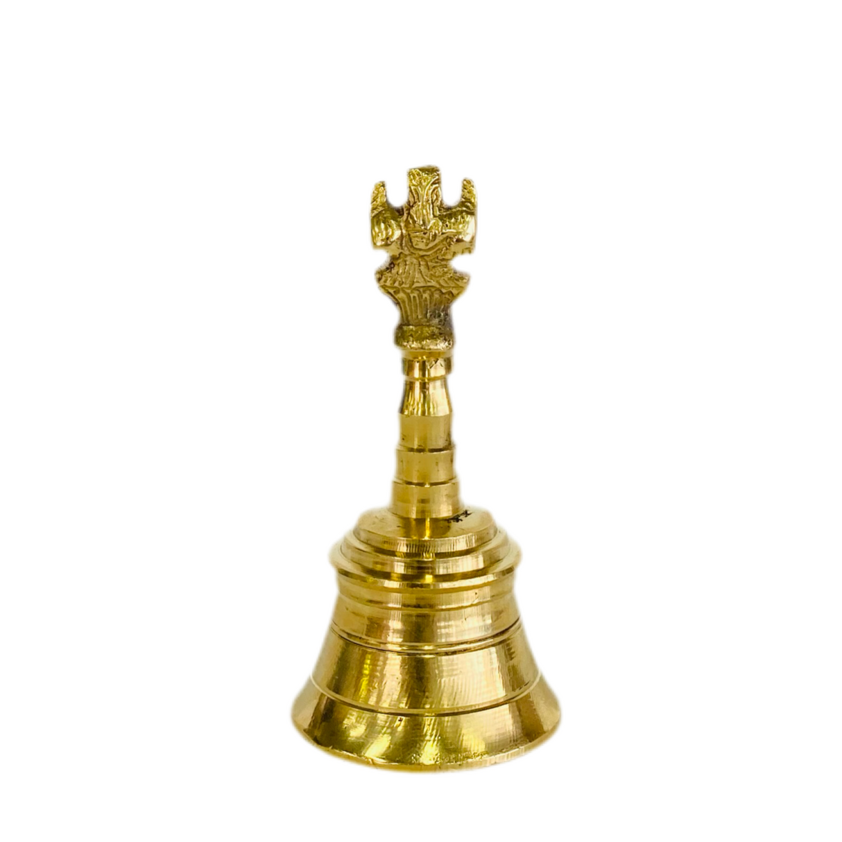 Brass Pooja Bell Ganesh  Ji 10Cm
