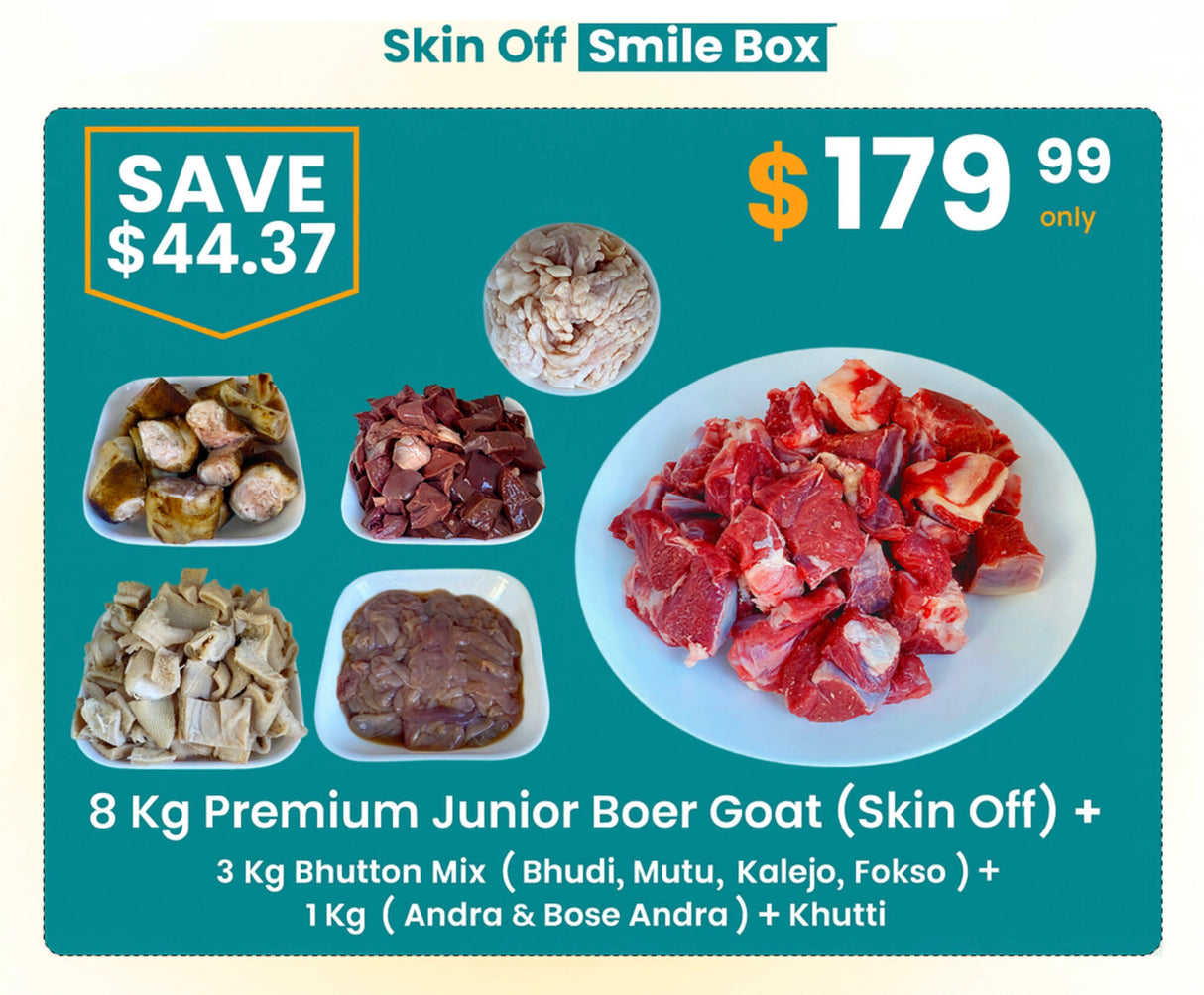 Skin OFF  Boer Junior Smile Box 12.5 Kg +