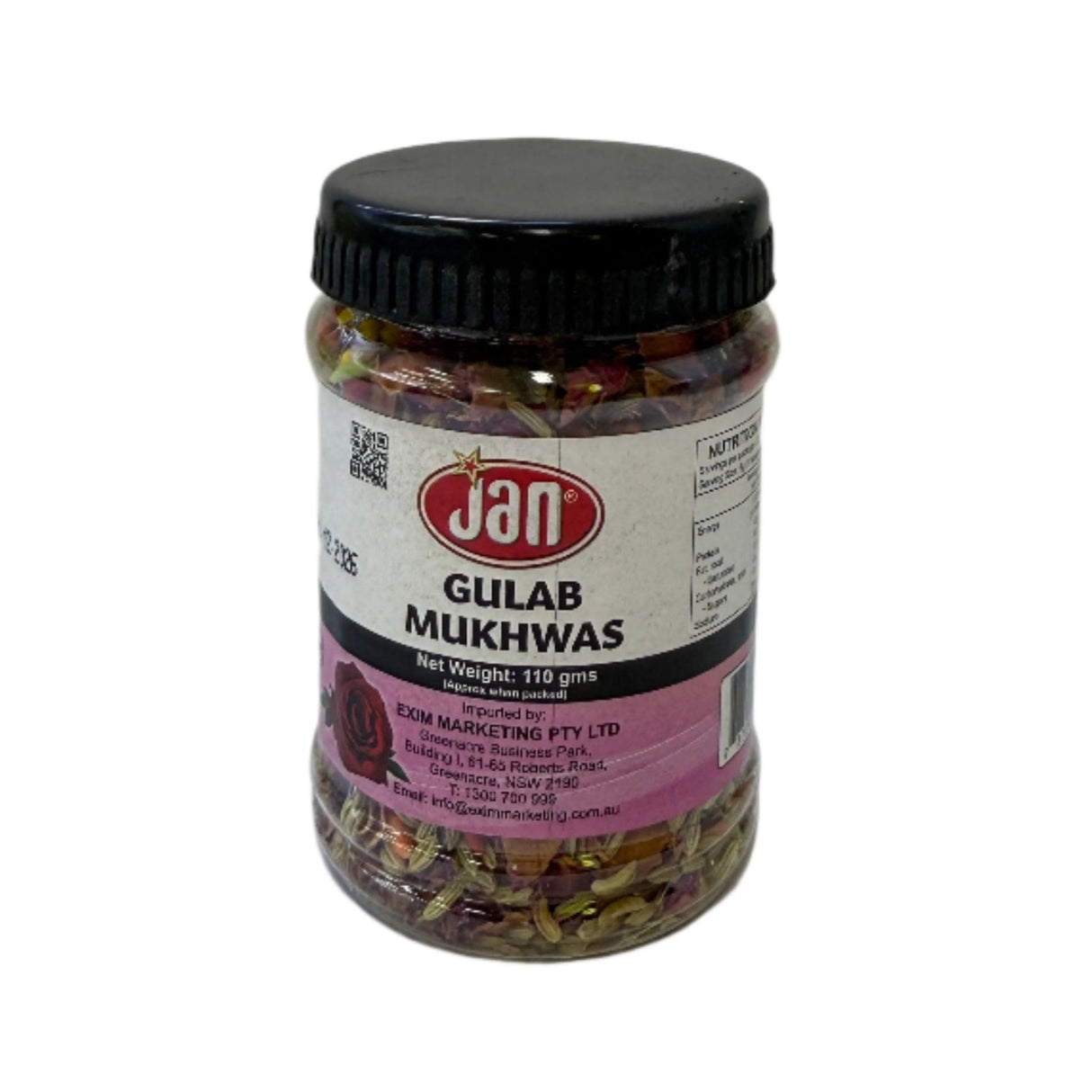 Jan Gulab Mukhwas 110 Gm