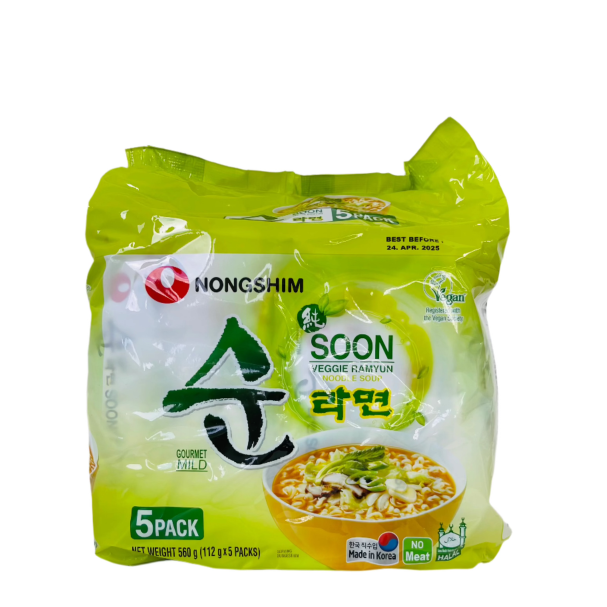 Nongshim Veggie Ramyun 5Pack