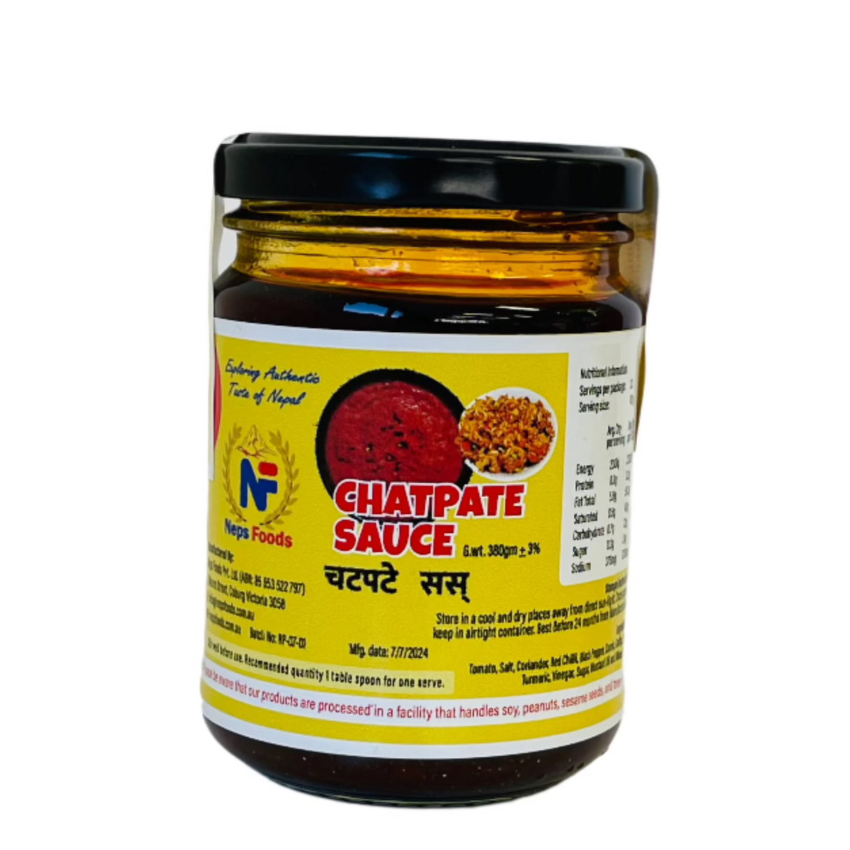 Nep Foods Chatpate Sauce 380Gm