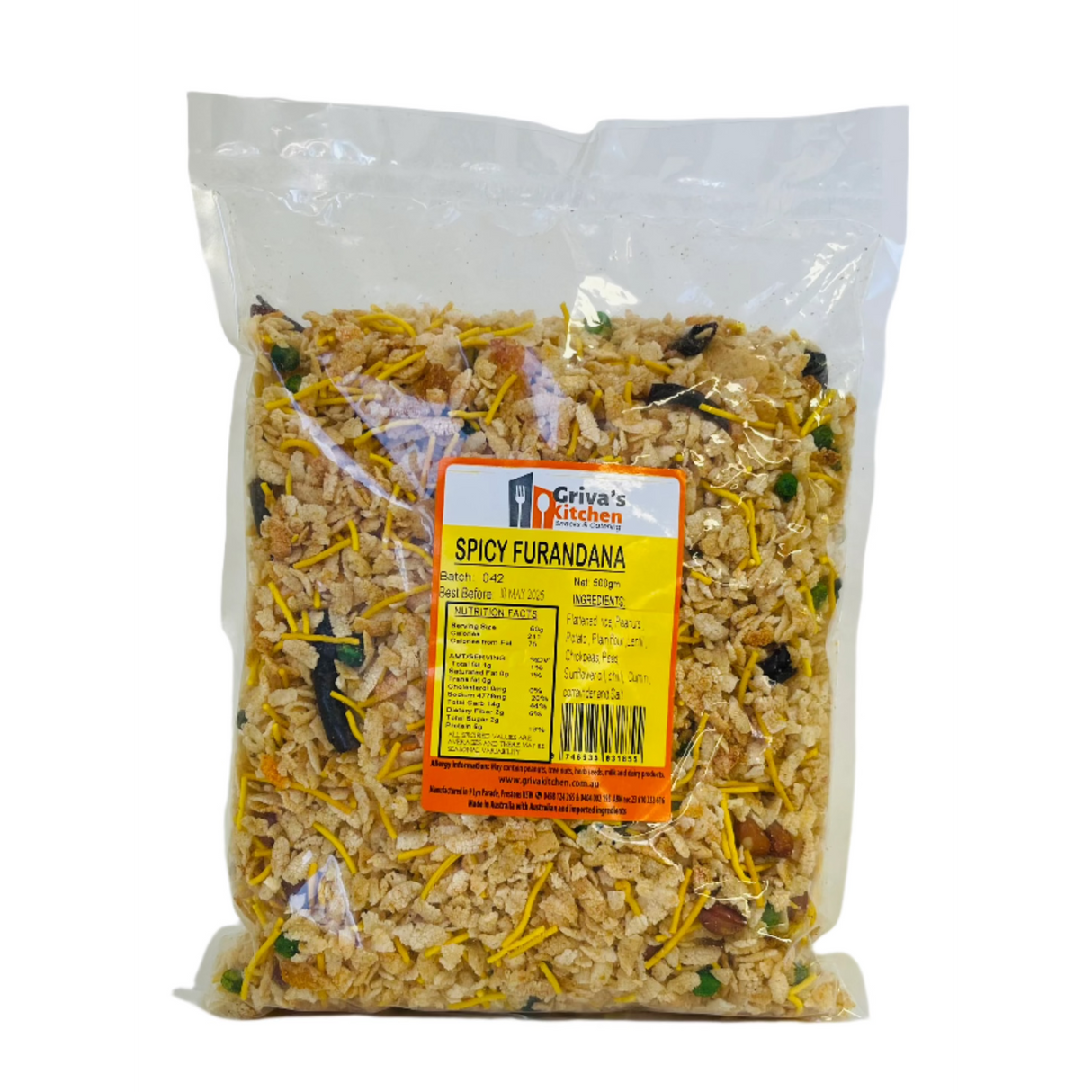 Griva's Kitchen Spicy Furandana 500Gm