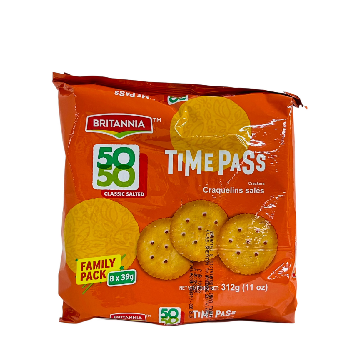 Britannia 50-50 Time Pass 8*39Gm