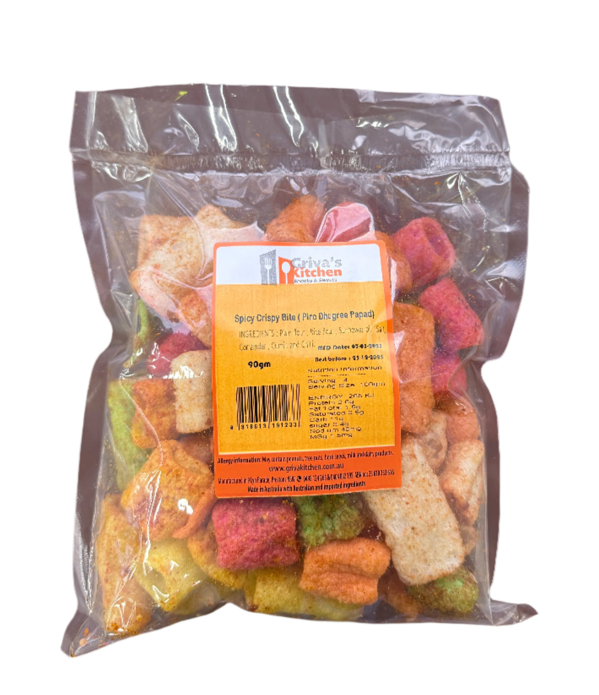 Griva's Kitchen Piro Dhungree Papad 90 Gm