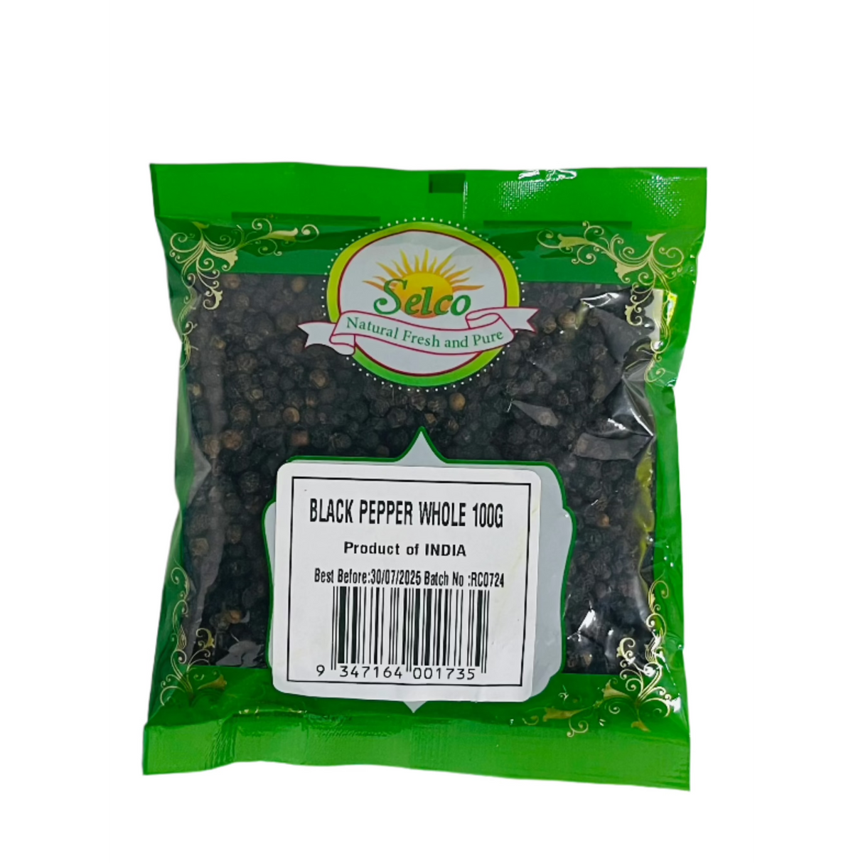 Selco Black Pepper Whole 100Gm