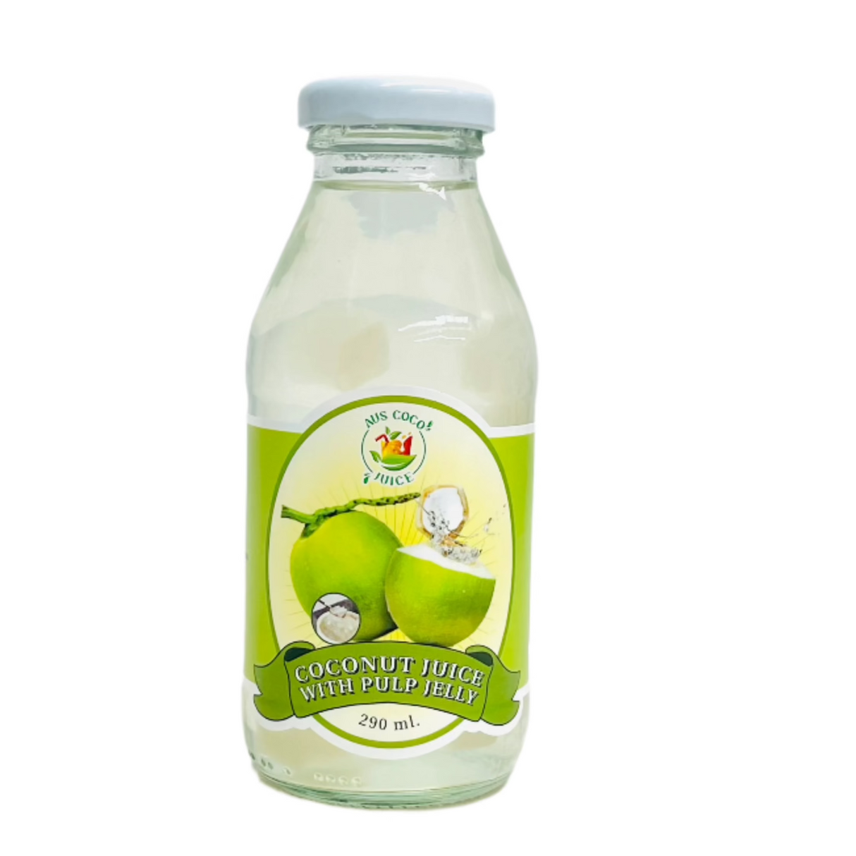 Aus Coco Coconut Juice With Plup Jelly 290Ml