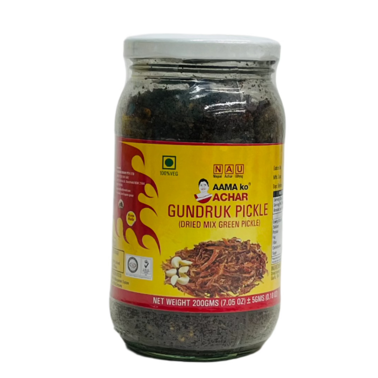 Aama Gundruk Pickle 380Gm