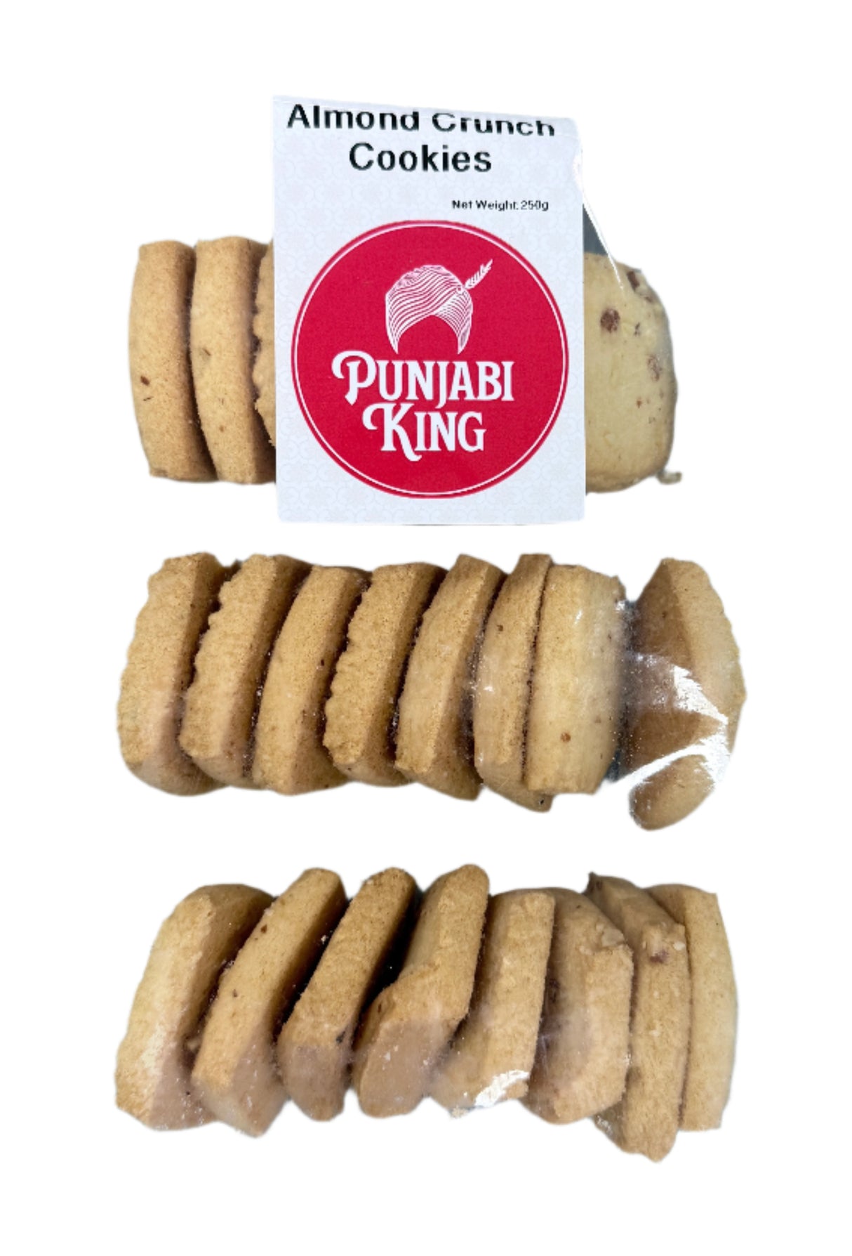 Punjabi King Almond Crunch Cookies 250 Gm