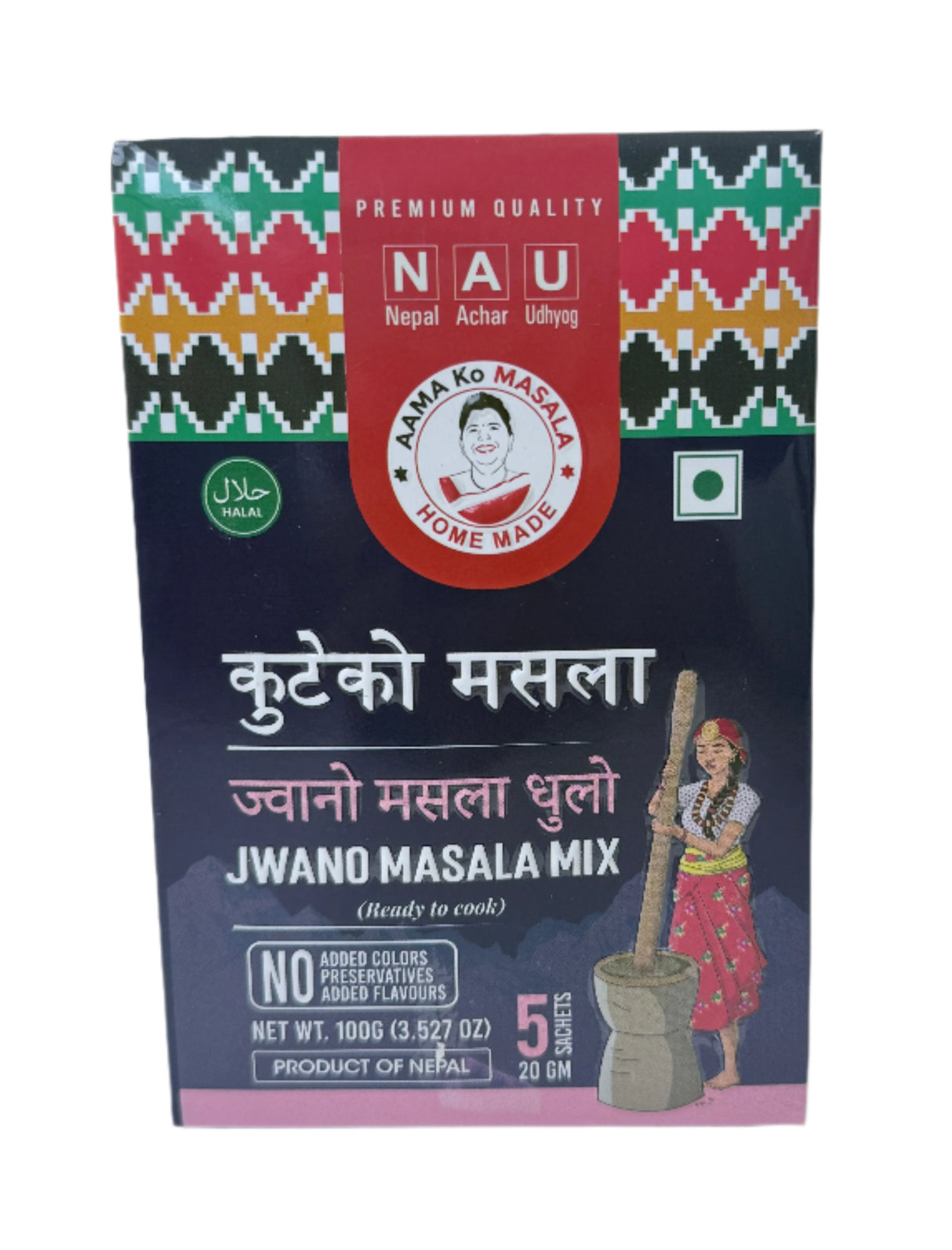 Aama Kuteko Jwano Masala 100Gm