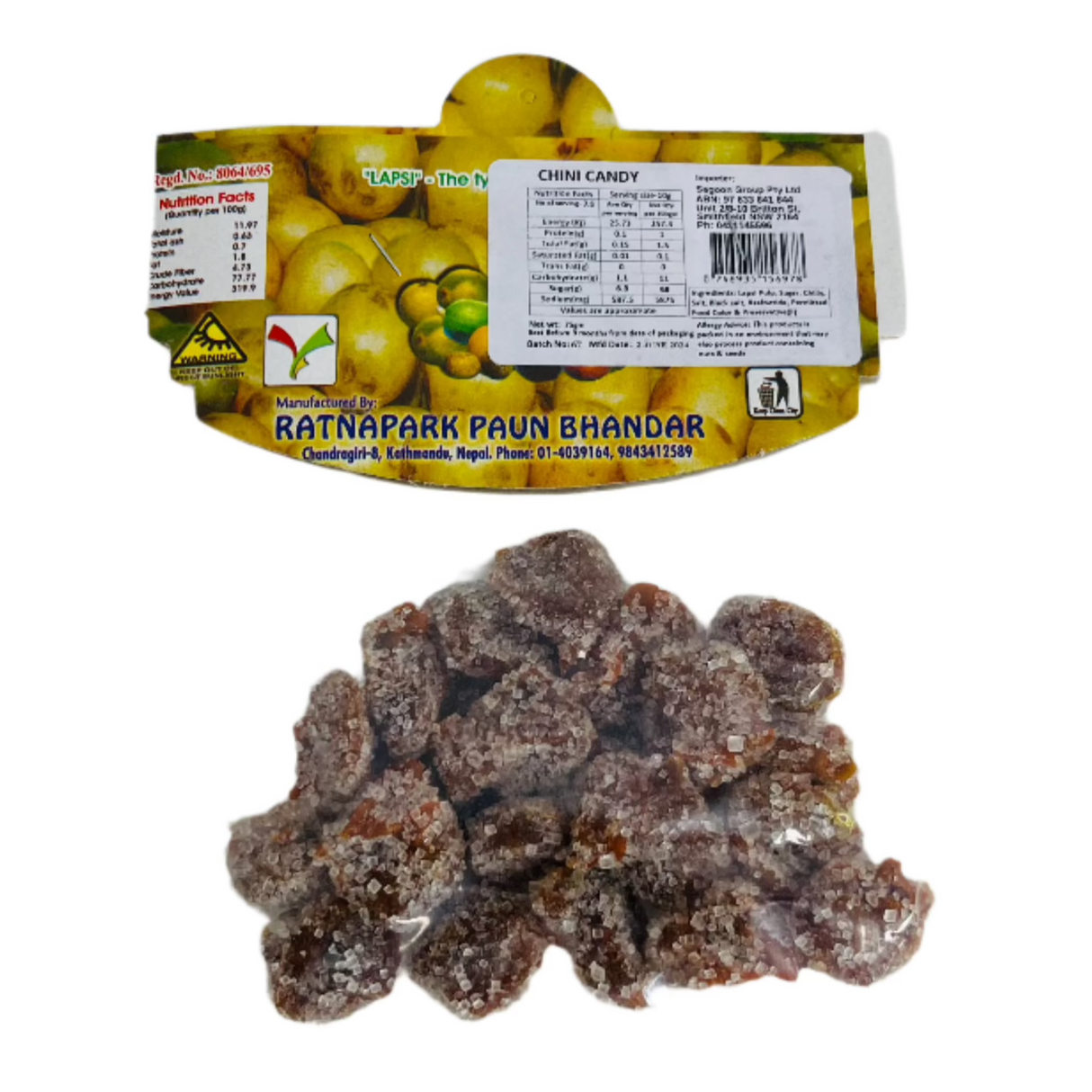Ratnapark Chini Candy/Sugar Coated  round candy 75Gm