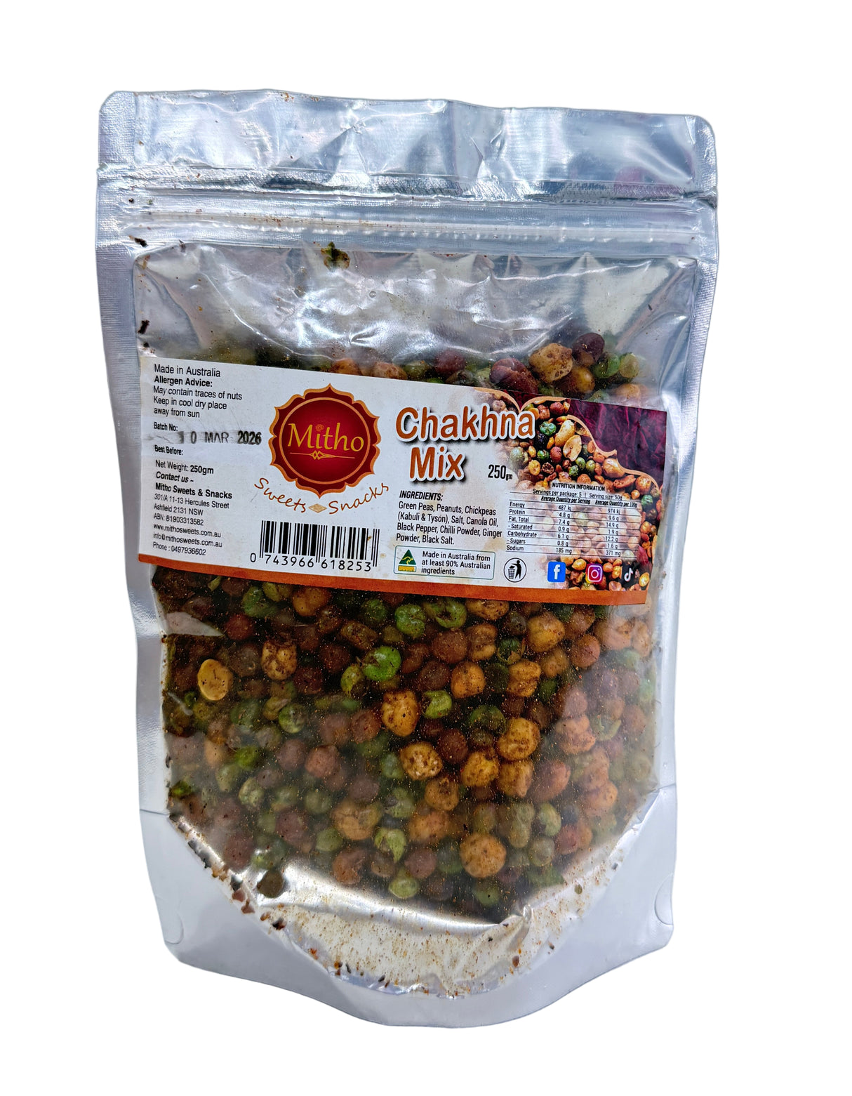 Mitho Sweets Chakhna Mix 250Gm