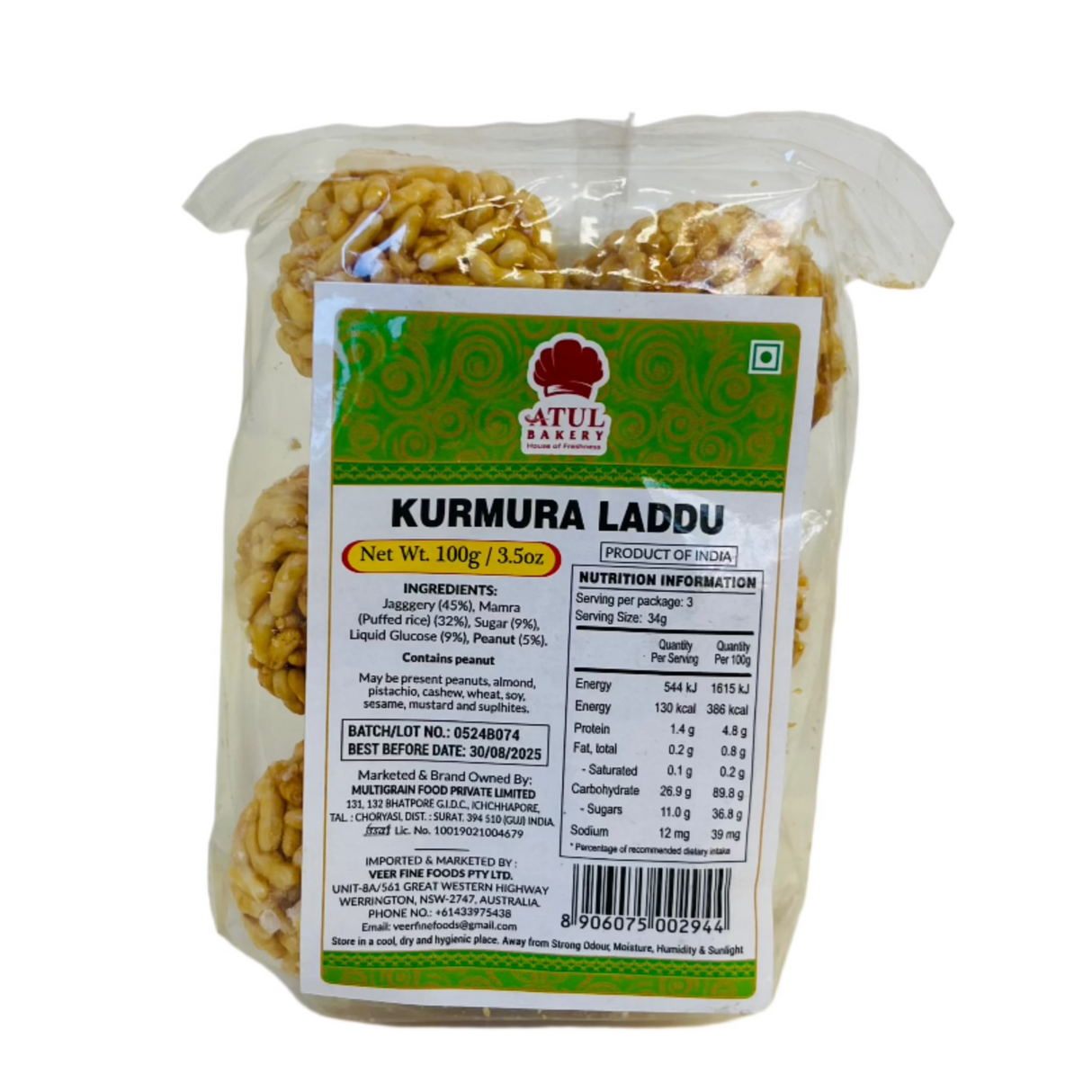 Atul Kurmura Ladoo 100Gm