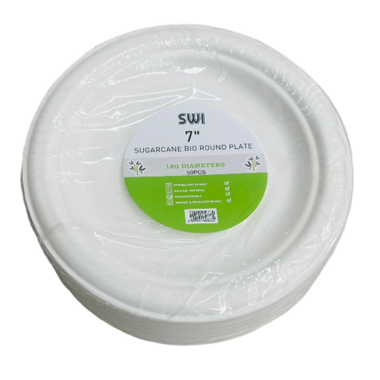 7'' Budget Disposable Plate 50Pcs