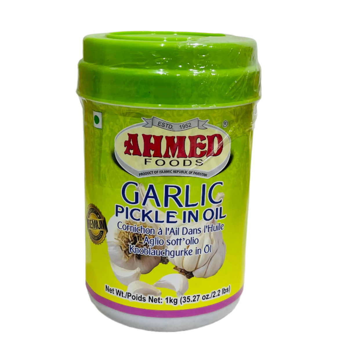 Ahmed Garlic Pickle In Oil 1Kg
