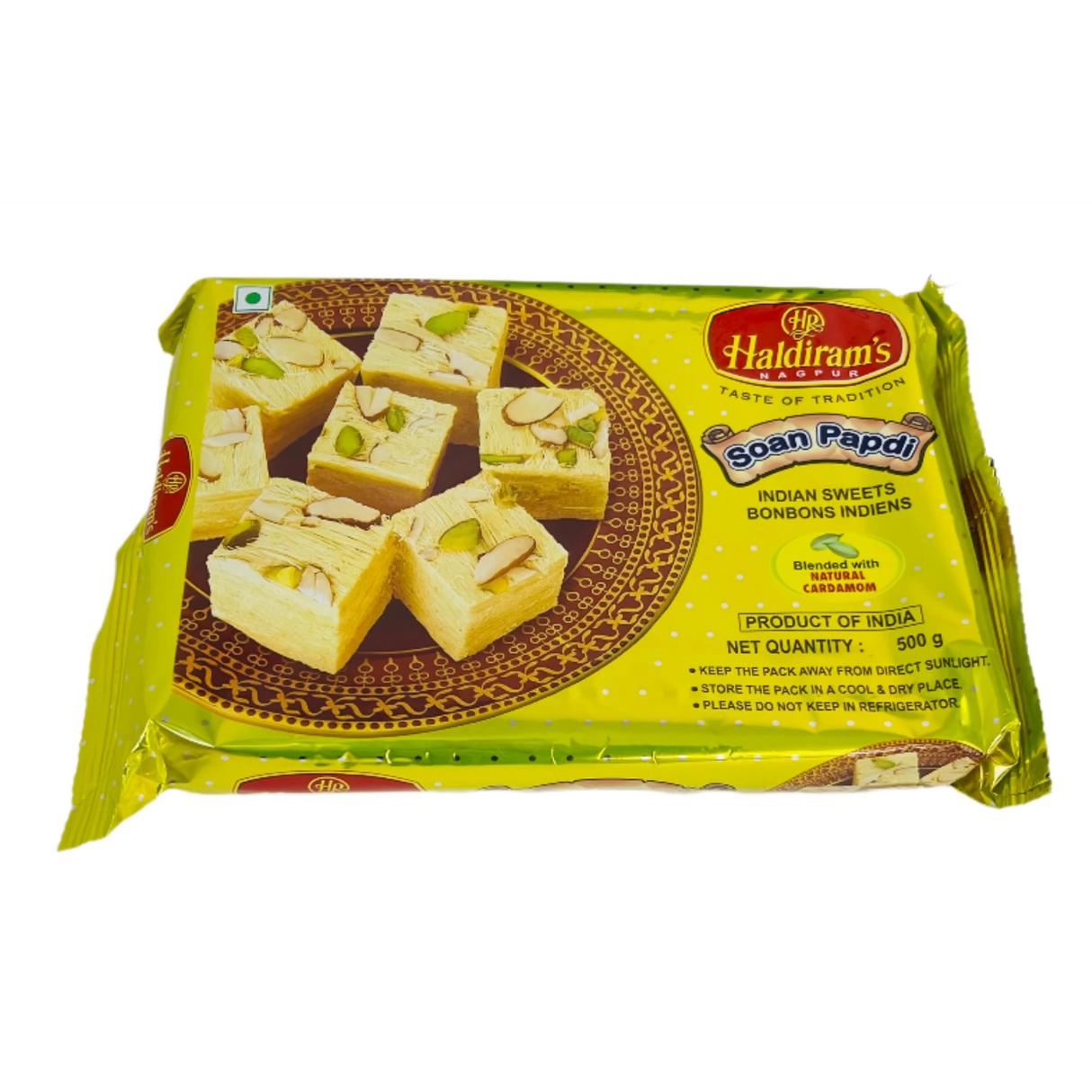 Haldiram Soan Papdi Yellow 500Gm