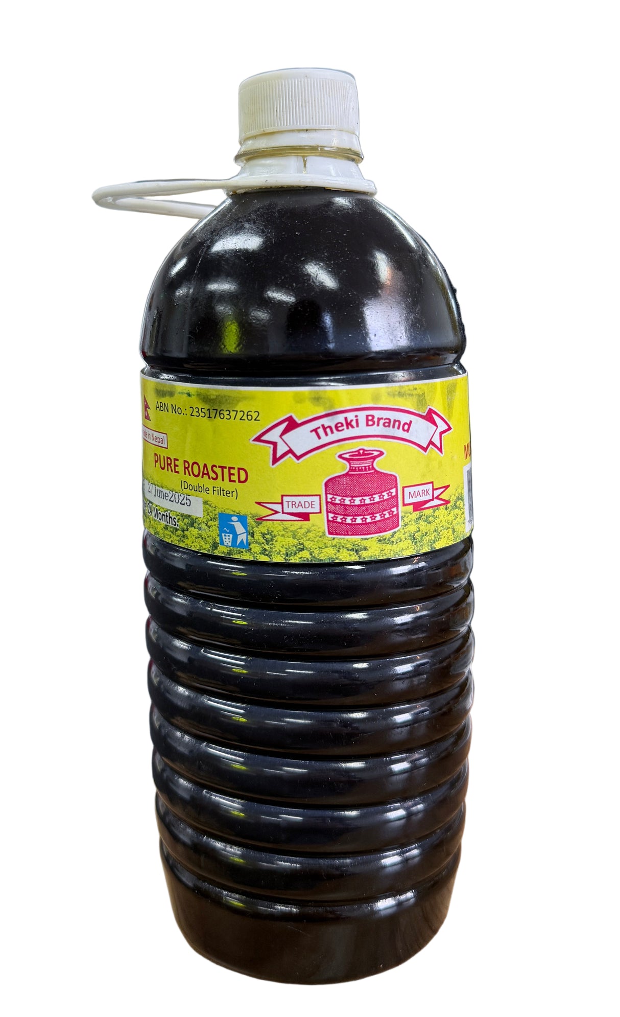 Theki Mustard Oil Bhuteko Tori Ko Tel 1 Ltr