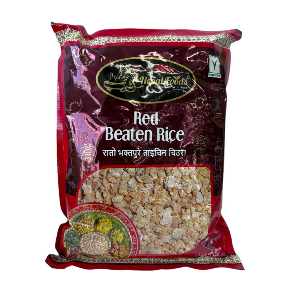 Nepal Foods Red Beaten Rice 1 Kg