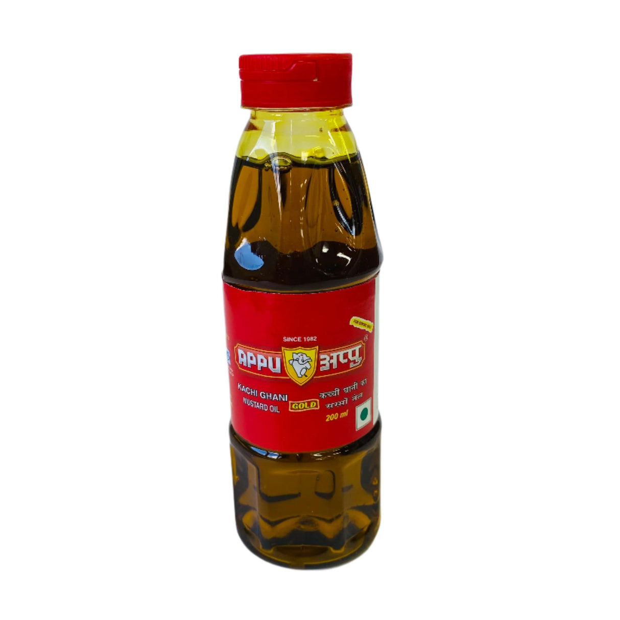 Appu Kachi Ghani Mustard Oil Gold 200 ML