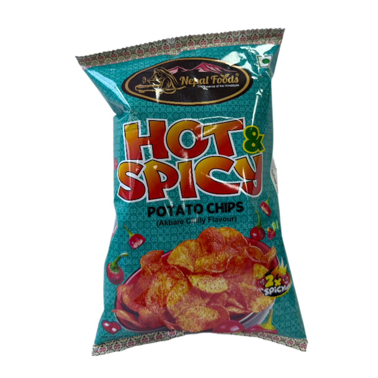 Nepal Foods Hot & Spicy Potato Chips 55 Gm