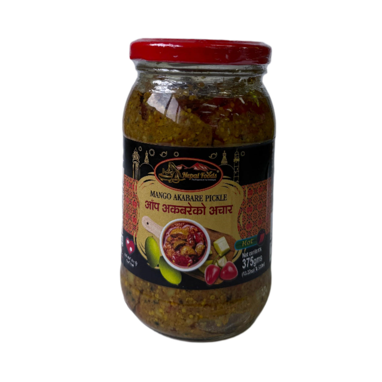 Nepal Foods Mango Akabare Pickle 375 Gm