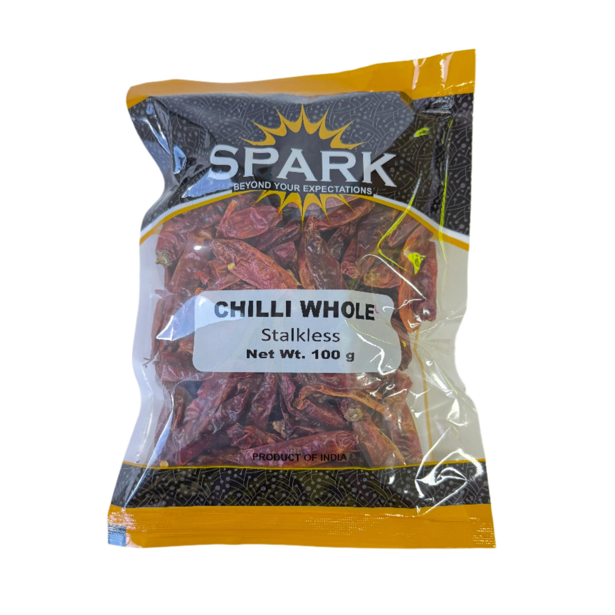 Spark Chilli Whole Stalkless 100 Gm