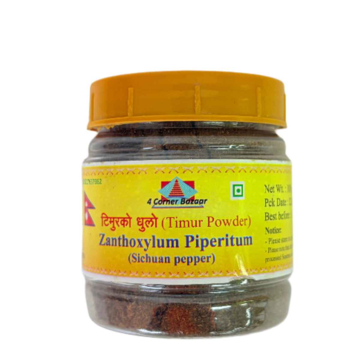 Timur Powder 4 Corner Timur Powder 100Gm – Rice Spice & Dice